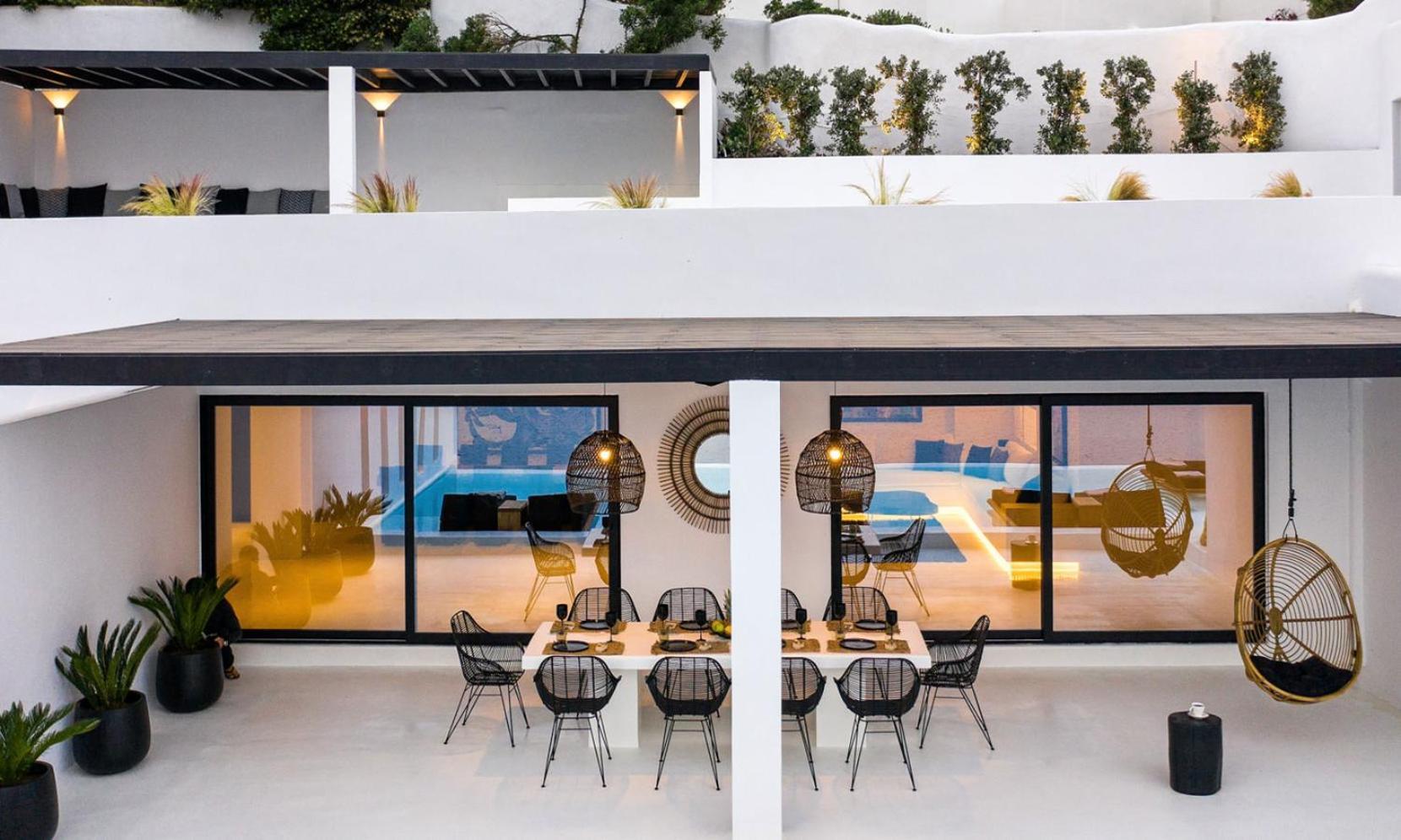 Psarou Black Villa 2 外观 照片